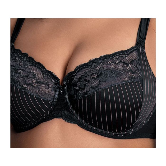 Antonia - reggiseno con ferretto, coppa C-F,ROSA FAIA - immagine 2
