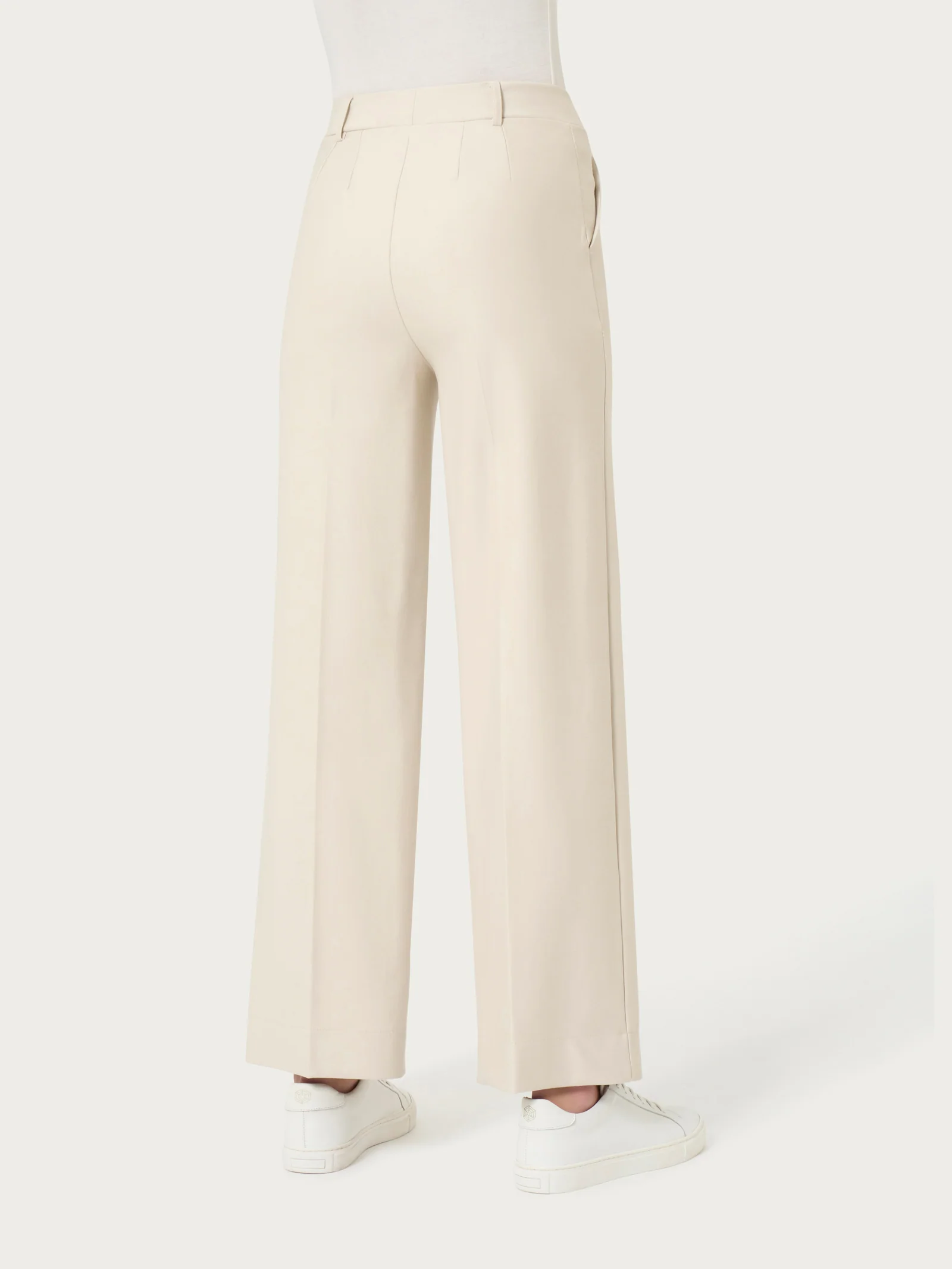 Pantalone Ampio alla Caviglia-Cropped Wide - immagine 2