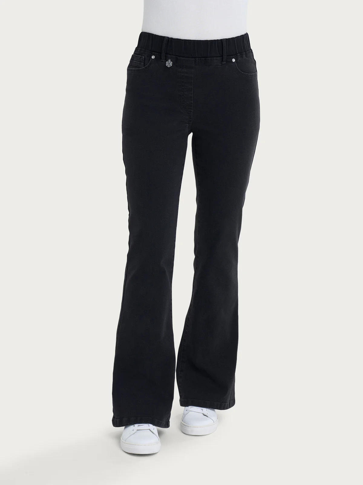 Jeans flare con tasche in Super Denim - Antracite - RAGNO