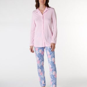 Pigiama lungo aperto in cotone Modal- Lovable