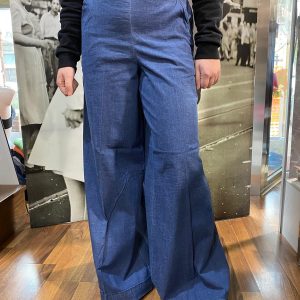 JEANS PALAZZO CON TASCHE-RAGNO