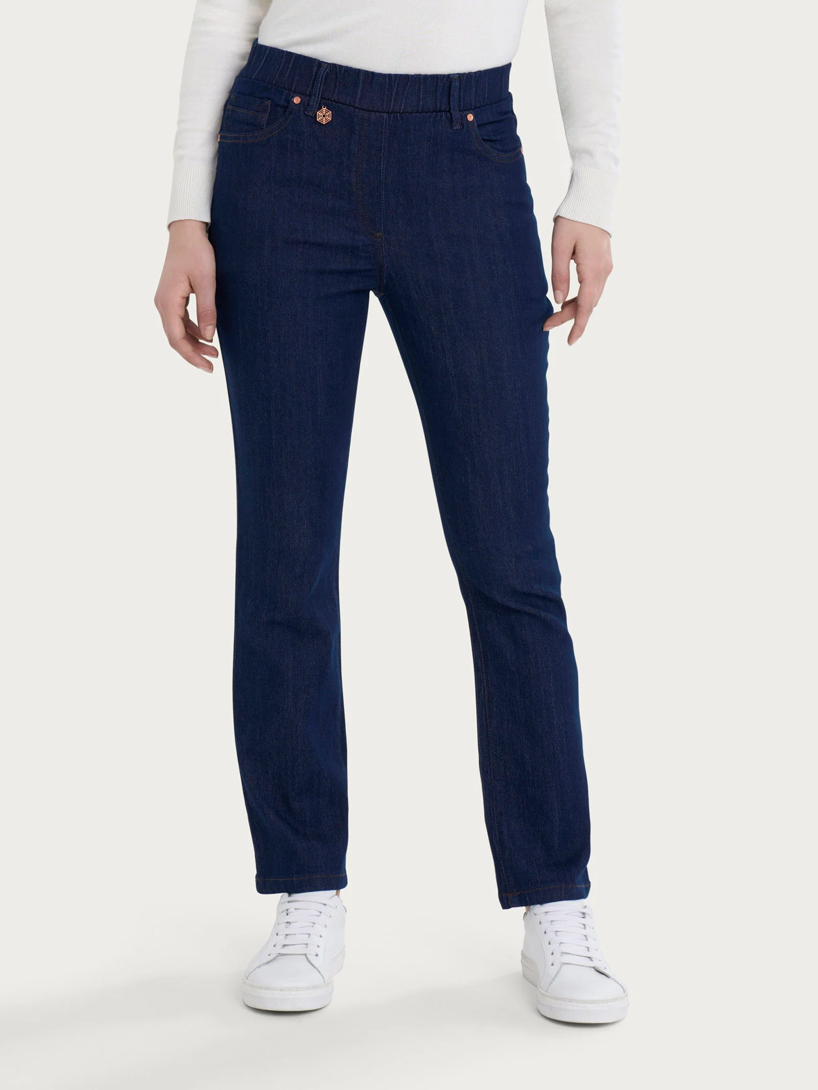 JEANS GAMBA DRITTA straight leg-PERSIA