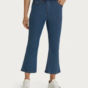 JEANS FLARE ALLA CAVIGLIA CON TASCHE - RAGNO