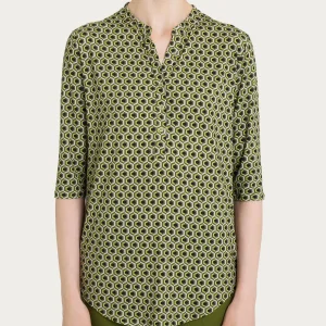 MAGLIA CON MANICA 3/4 IN JERSEY DI VISCOSA Crèpe-RAGNO