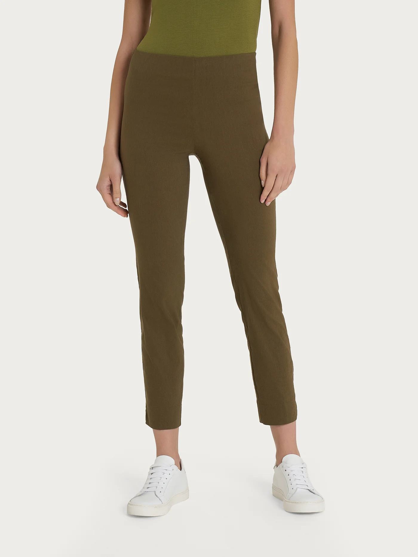 PANTALONI CAPRI CON SPACCHETTI -RAGNO - immagine 5