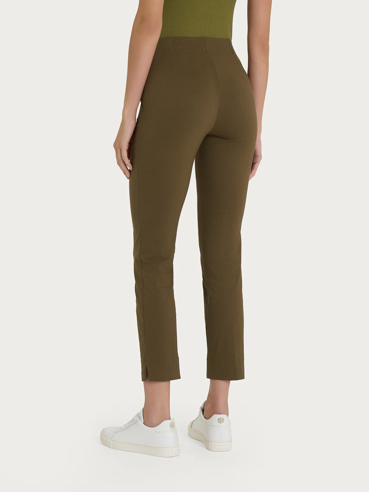PANTALONI CAPRI CON SPACCHETTI -RAGNO - immagine 6