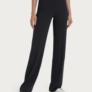 PANTALONE AMPIO IN JERSEY DI VISCOSA CREPE-RAGNO