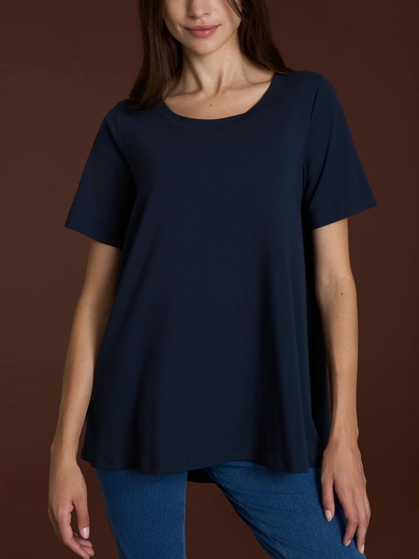 MAGLIETTA GIROCOLLO IN COTONE -RAGNO - immagine 4