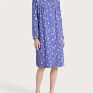 CAMICIA DA NOTTE APERTA M/L-RAGNO