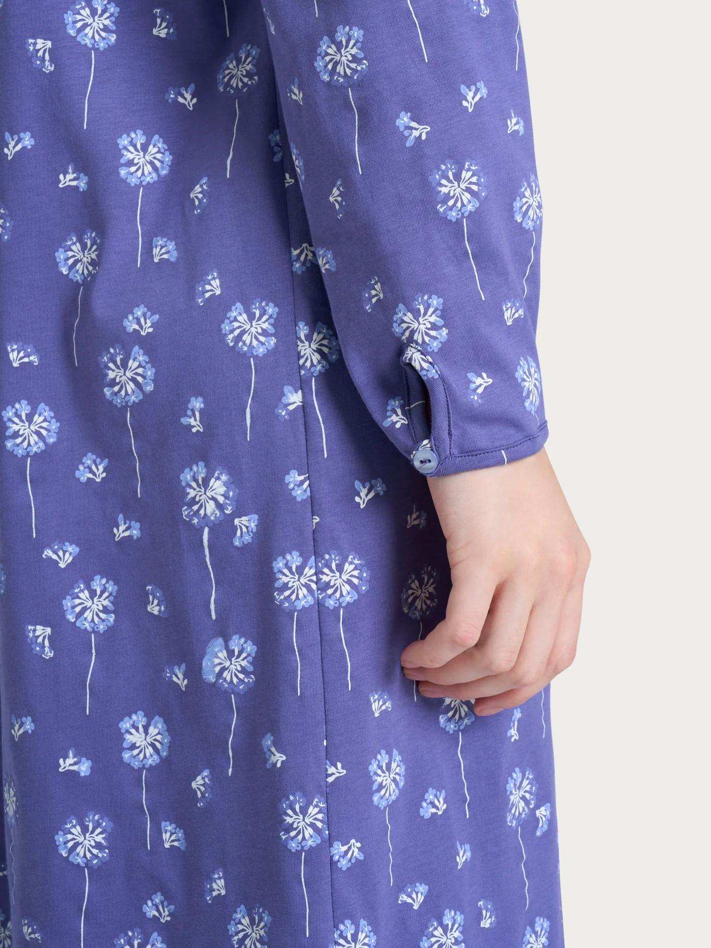 CAMICIA DA NOTTE APERTA M/L-RAGNO - immagine 3