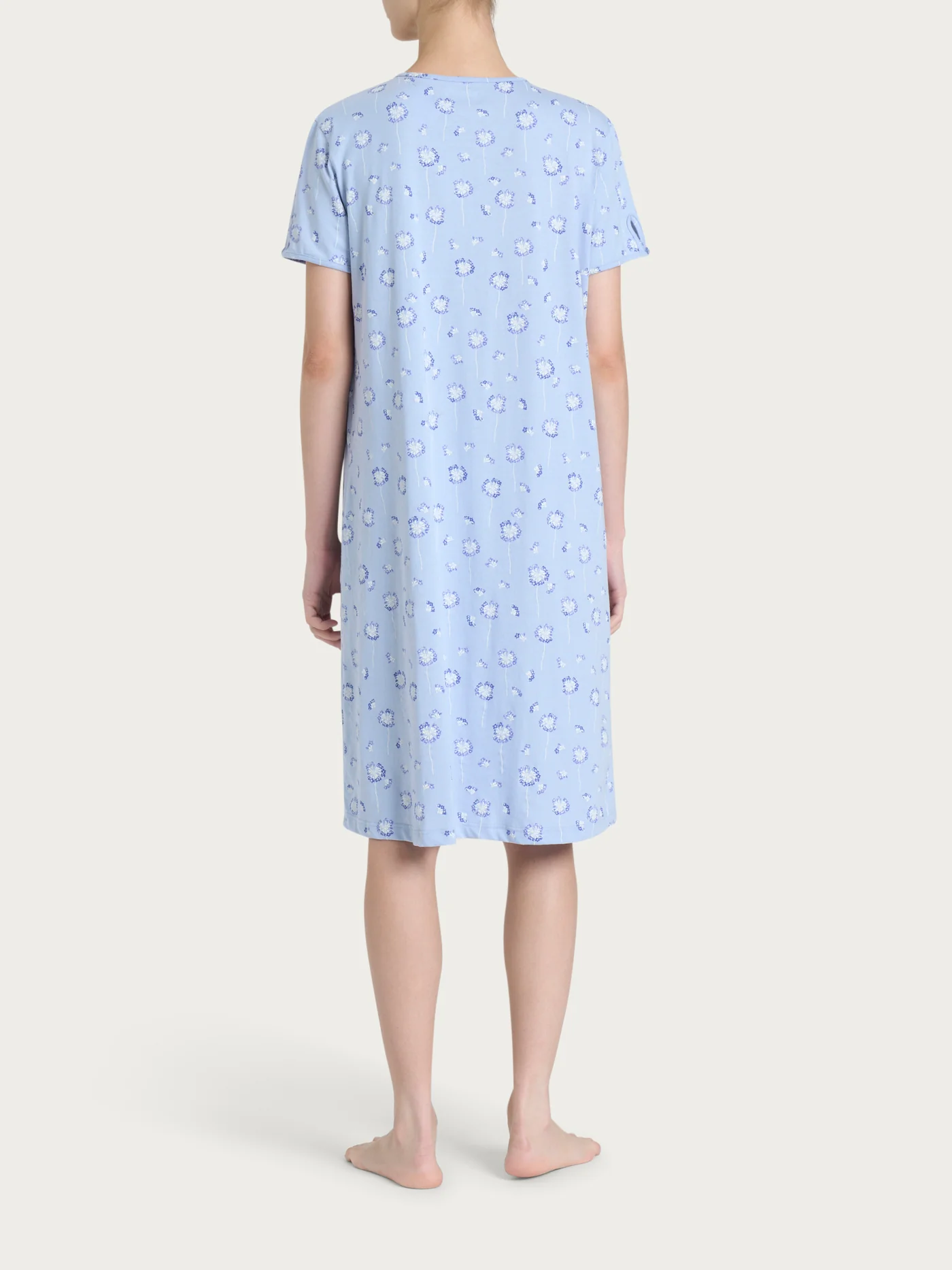 CAMICIA DA NOTTE APERTA M/C-RAGNO - immagine 2