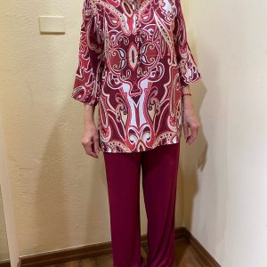 BLUSA CON LACCI E MANICA 3/4-RAGNO