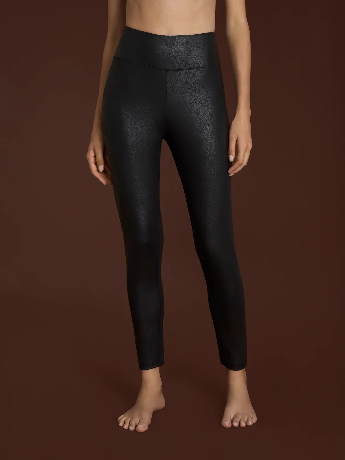 LEGGINGS IN ECOPELLE-RAGNO