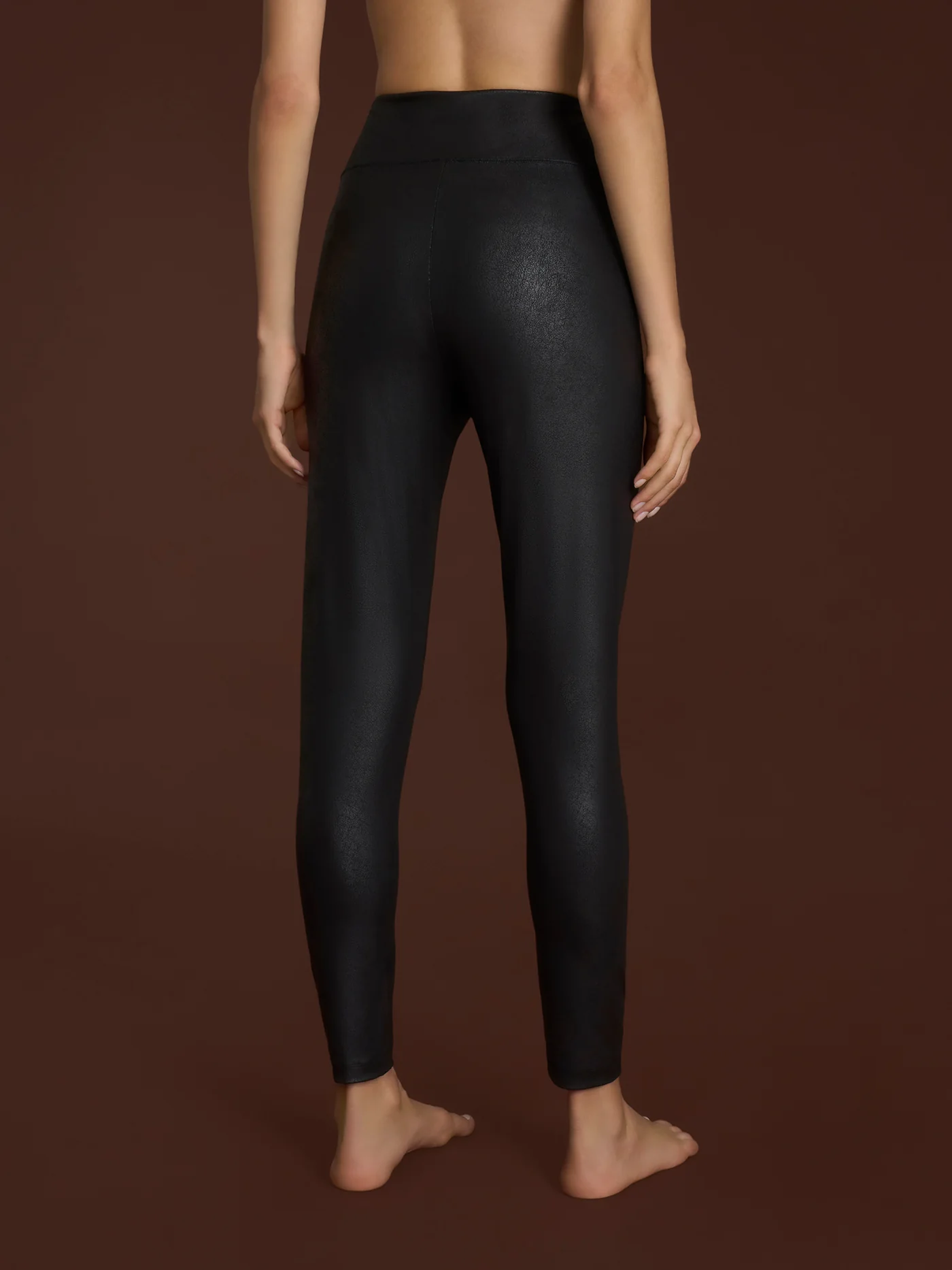 LEGGINGS IN ECOPELLE-RAGNO - immagine 2