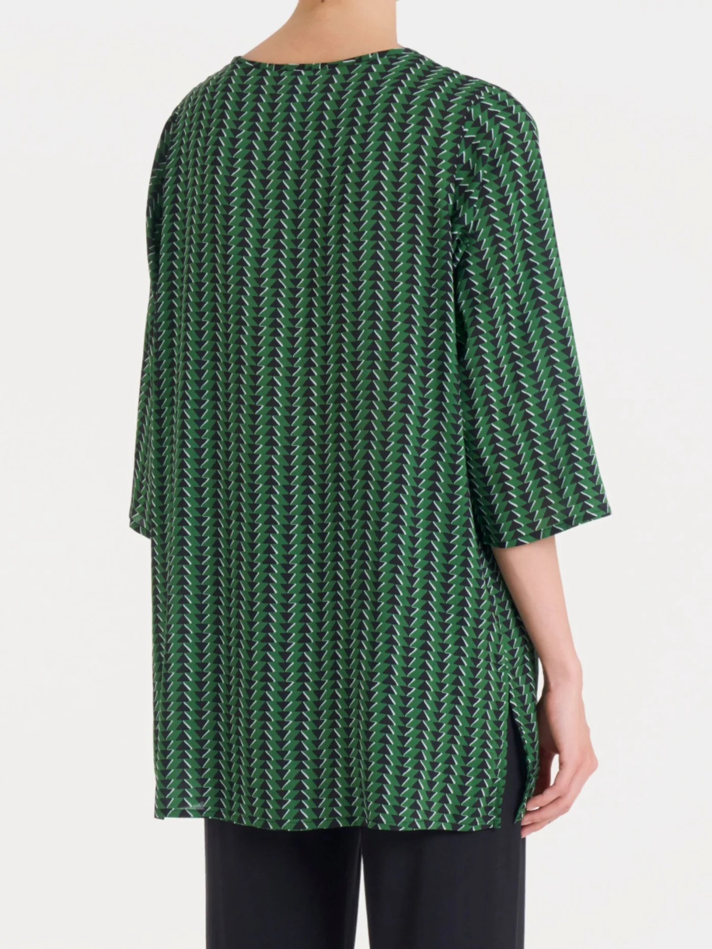 BLUSA LUNGA CON MANICA 3/4-RAGNO - immagine 2