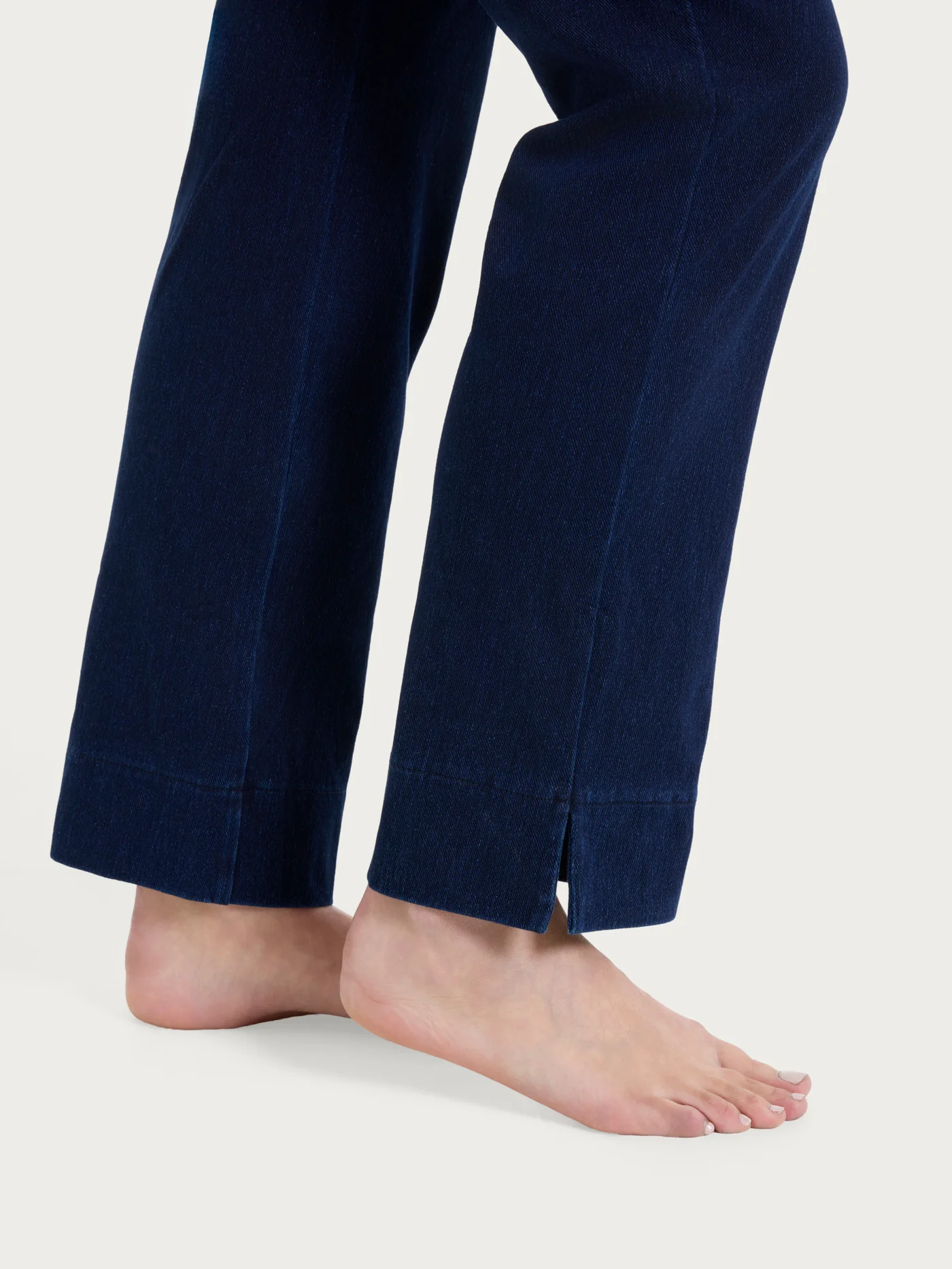 LEGGINGS DI JEANS A GAMBA DRITTA-RAGNO - immagine 3