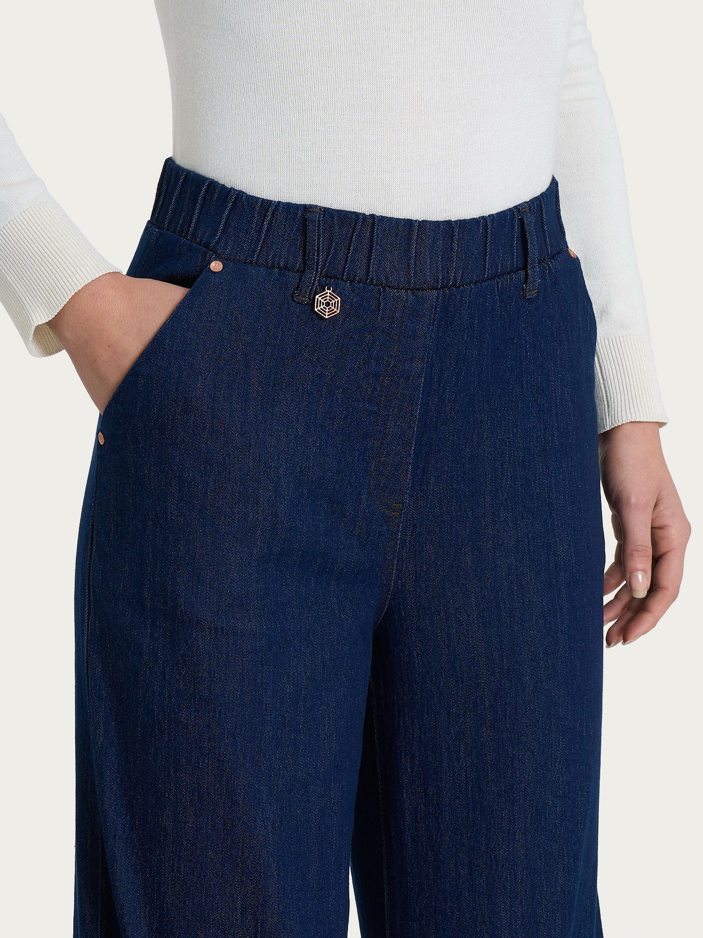 JEANS AMPIO ALLA CAVIGLIA-RAGNO (mis.2-7) - immagine 3