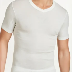 MAGLIA UOMO M/C SCOLLO A V LANA E SETA-RAGNO(mis.4-5)