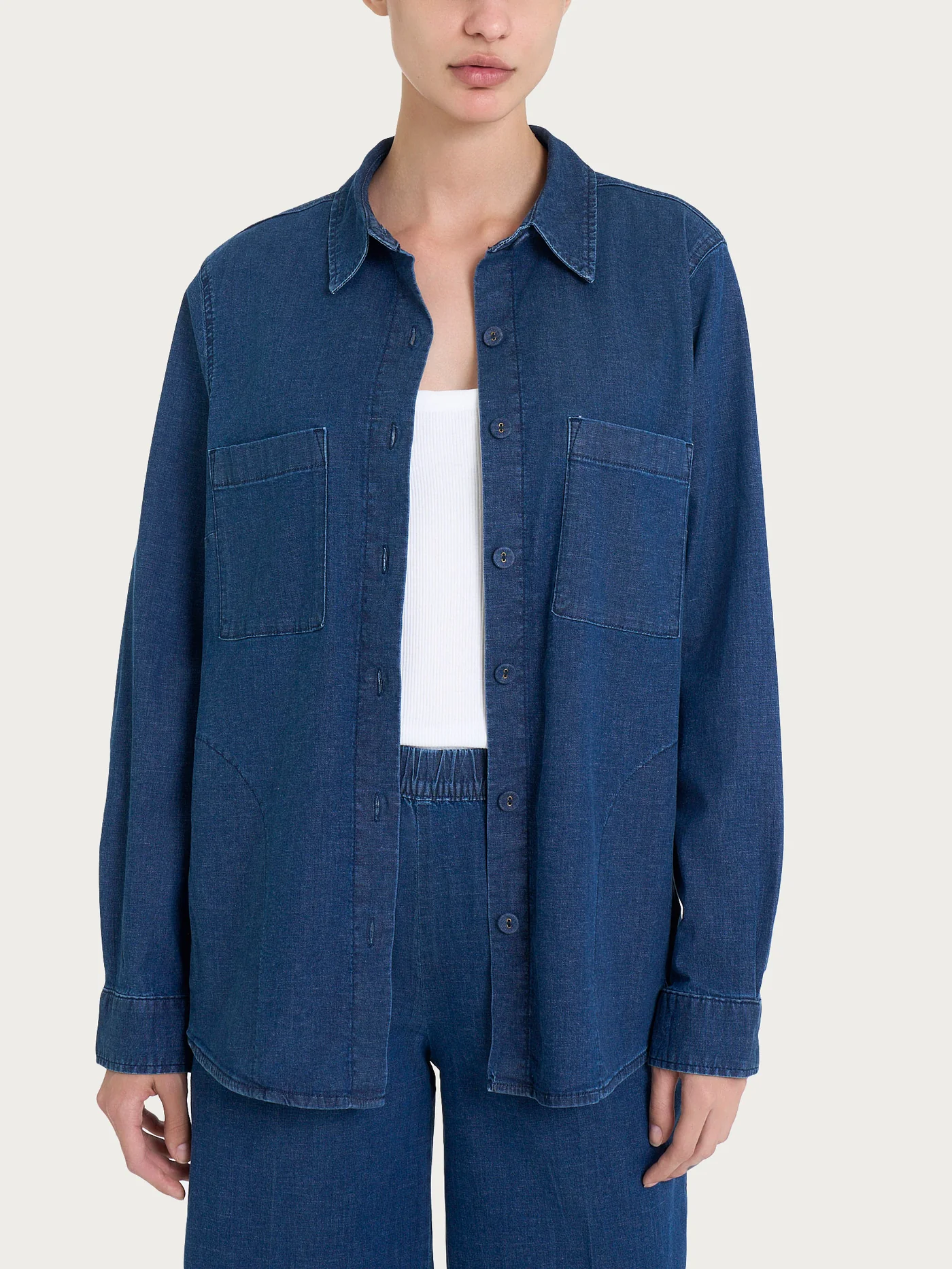 CAMICIA DI JEANS-RAGNO(44/48) - immagine 5