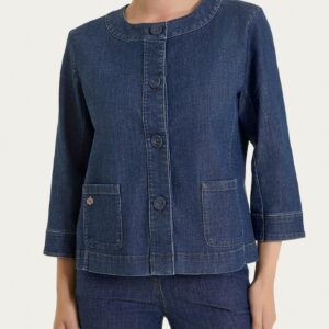 GIACCA DI JEANS MANICA3/4-RAGNO(44/48)