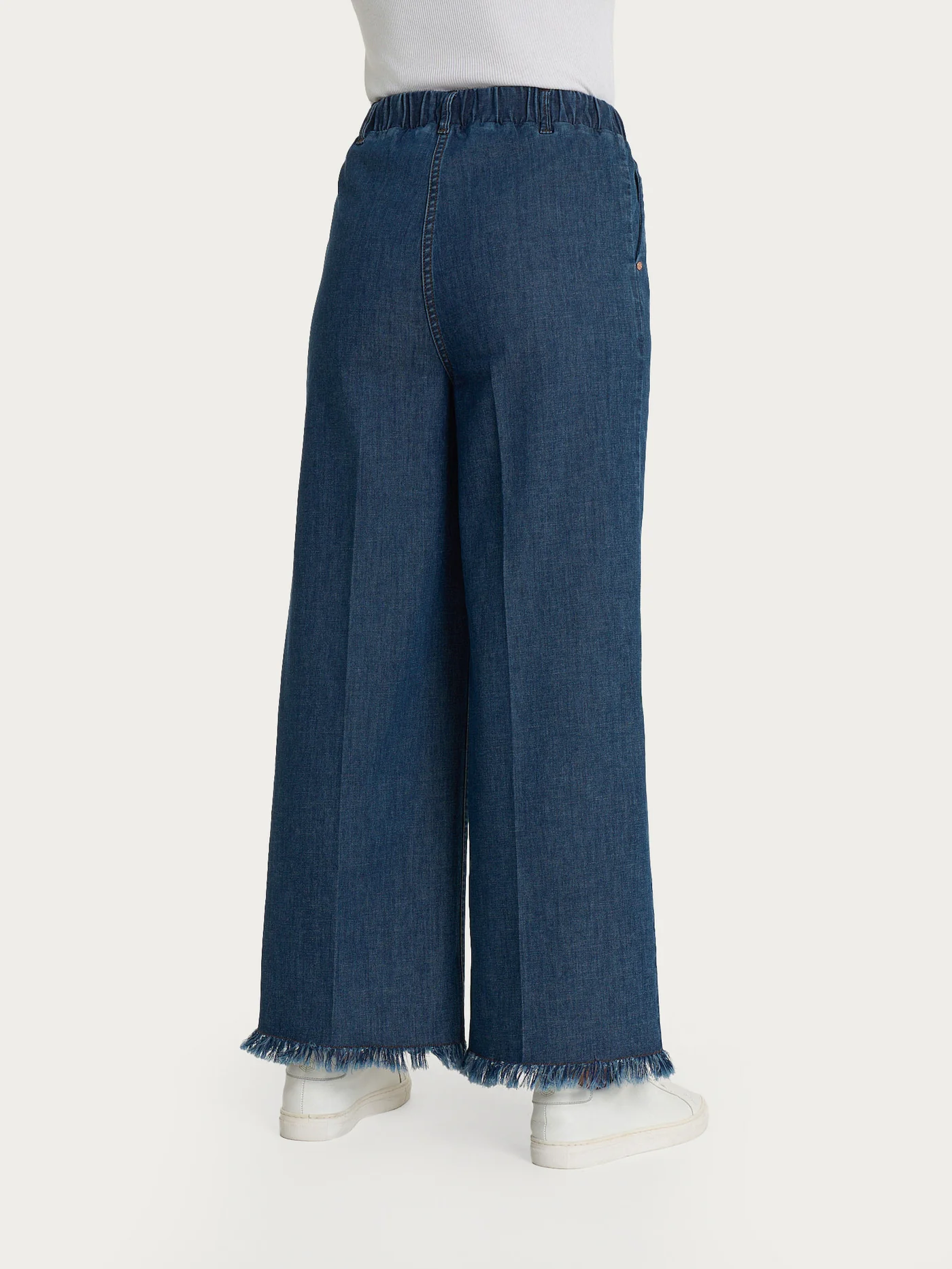 JEANS SFRANGIATO AMPIO ALLA CAVIGLIA(tg.42-52)-RAGNO - immagine 3