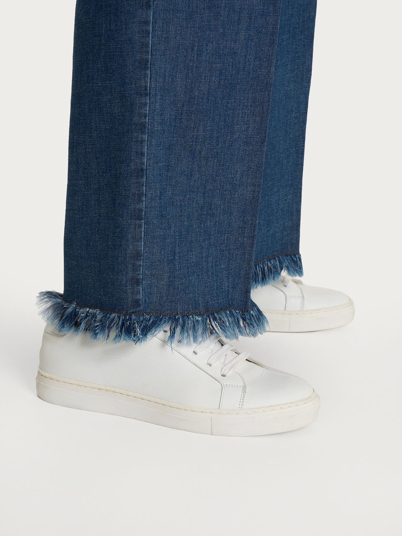 JEANS SFRANGIATO AMPIO ALLA CAVIGLIA(tg.42-52)-RAGNO - immagine 2