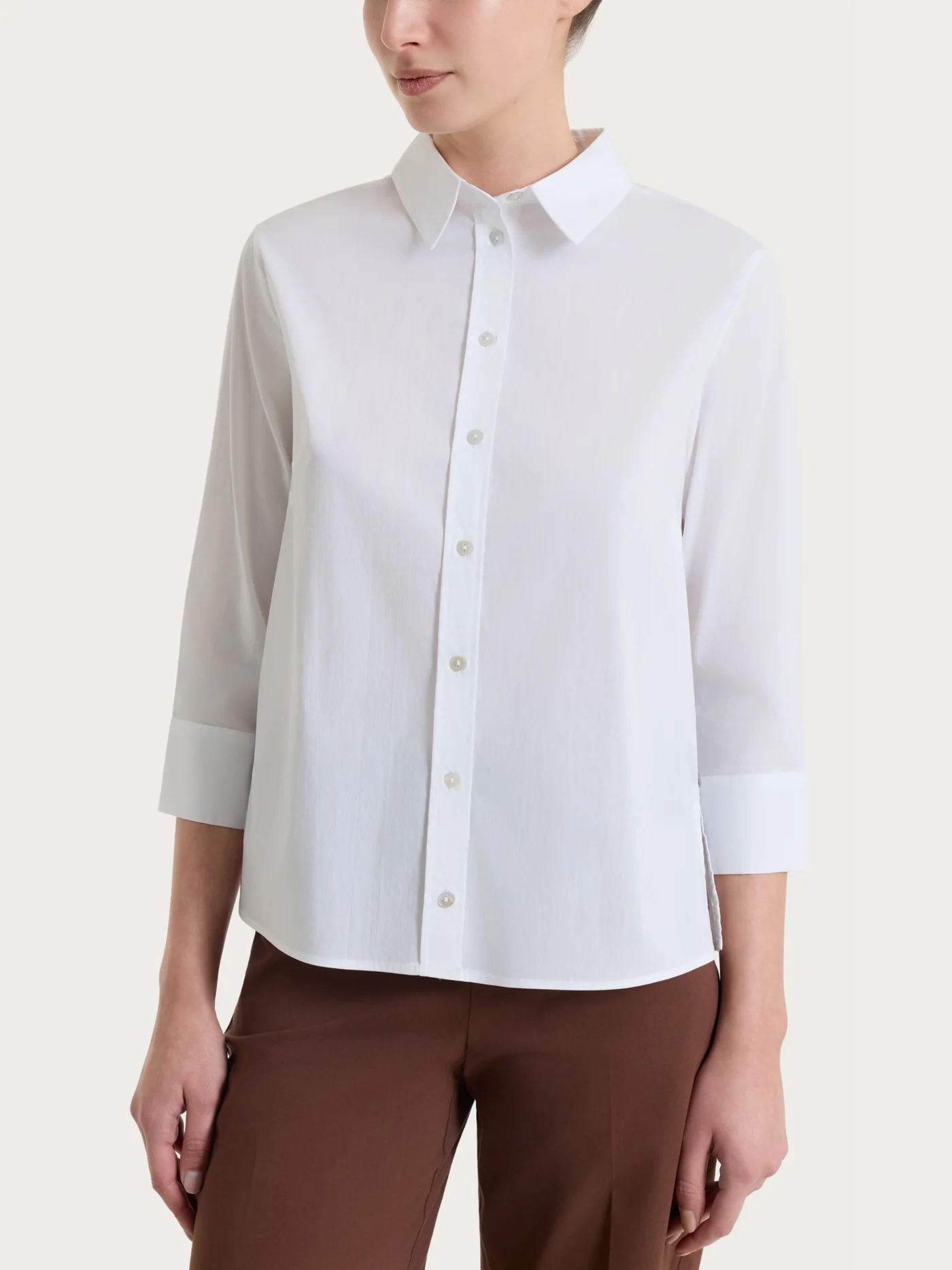 CAMICIA CON MANICA 3/4 (42-50)-RAGNO