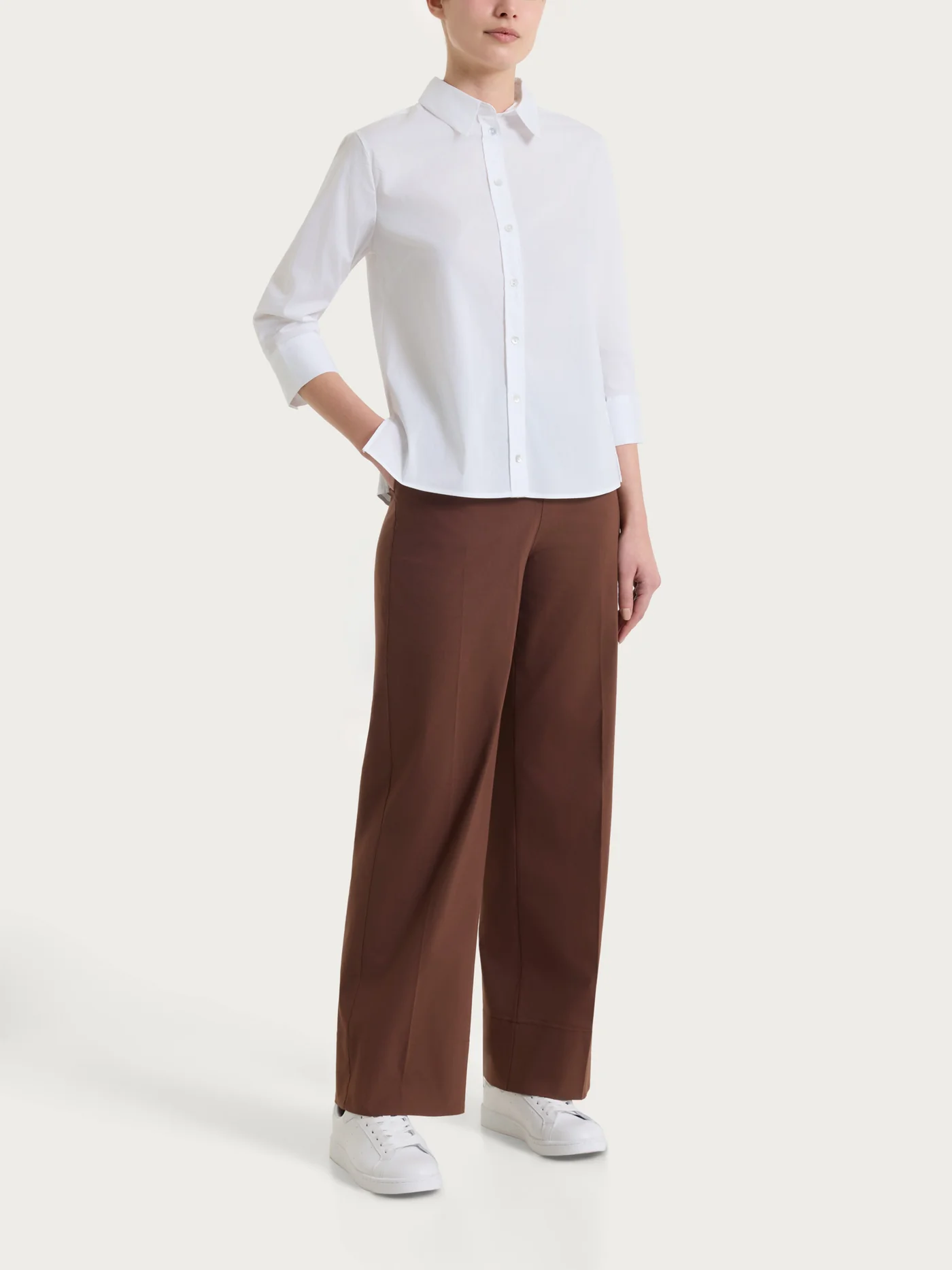 CAMICIA CON MANICA 3/4 (42-50)-RAGNO - immagine 2