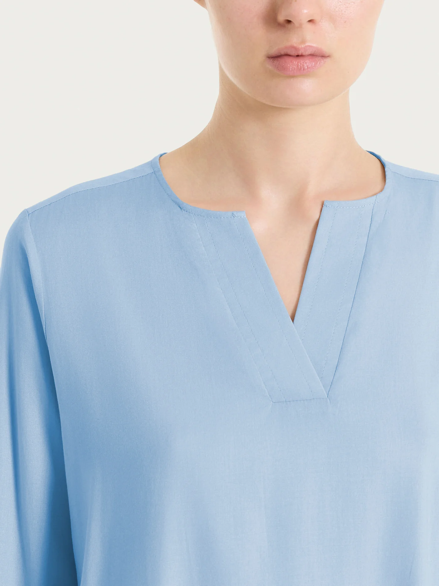 BLUSA CON SCOLLO A V E MANICA 3/4(42/48)-RAGNO - immagine 7
