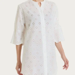 CAMICIA ABITO IN SANGALLO(40/46)-RAGNO