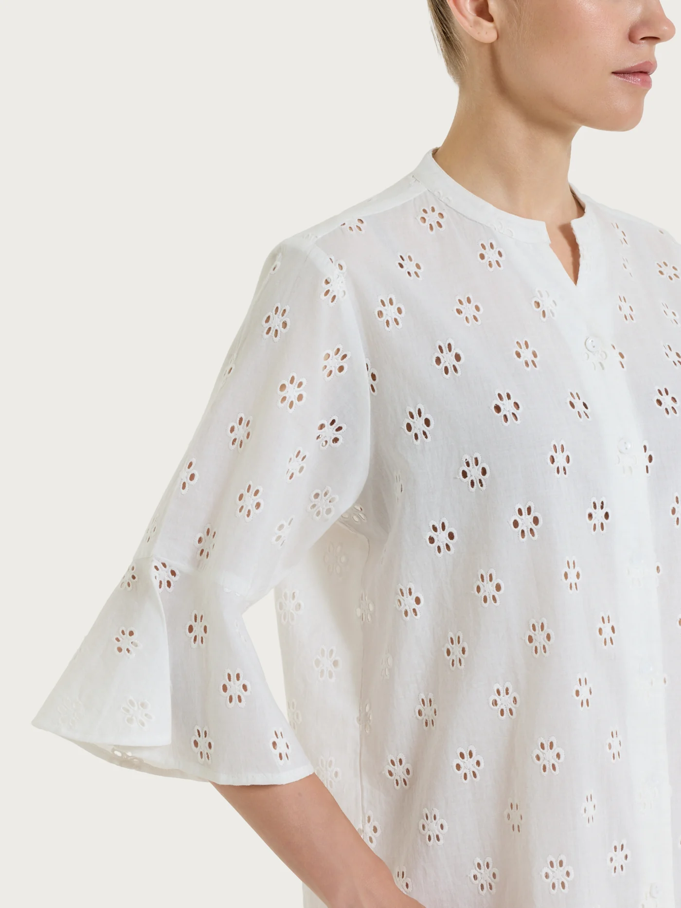 CAMICIA ABITO IN SANGALLO(40/46)-RAGNO - immagine 3