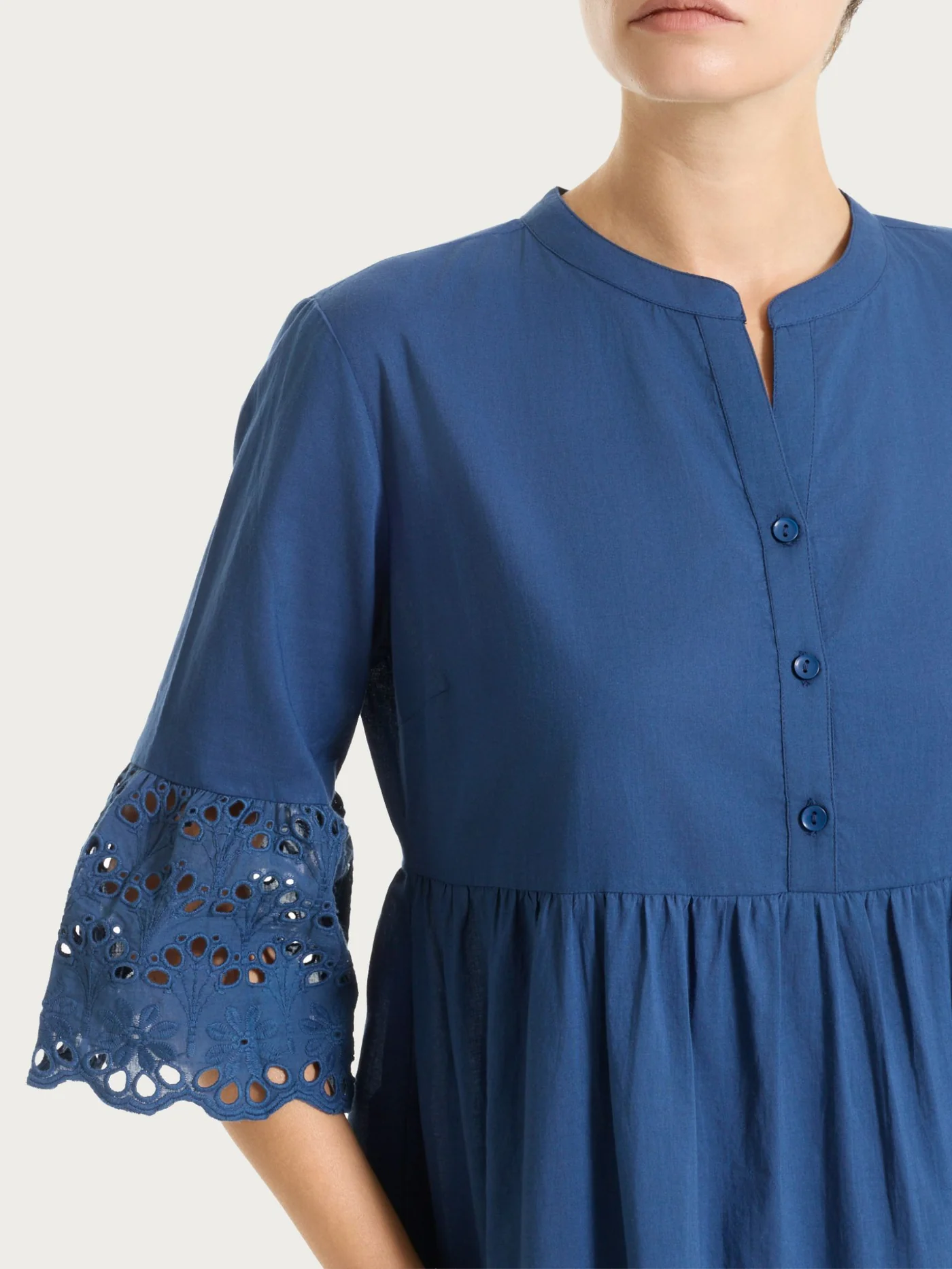VESTITO CON DETTAGLI IN SANGALLO(42/50)-RAGNO - immagine 3