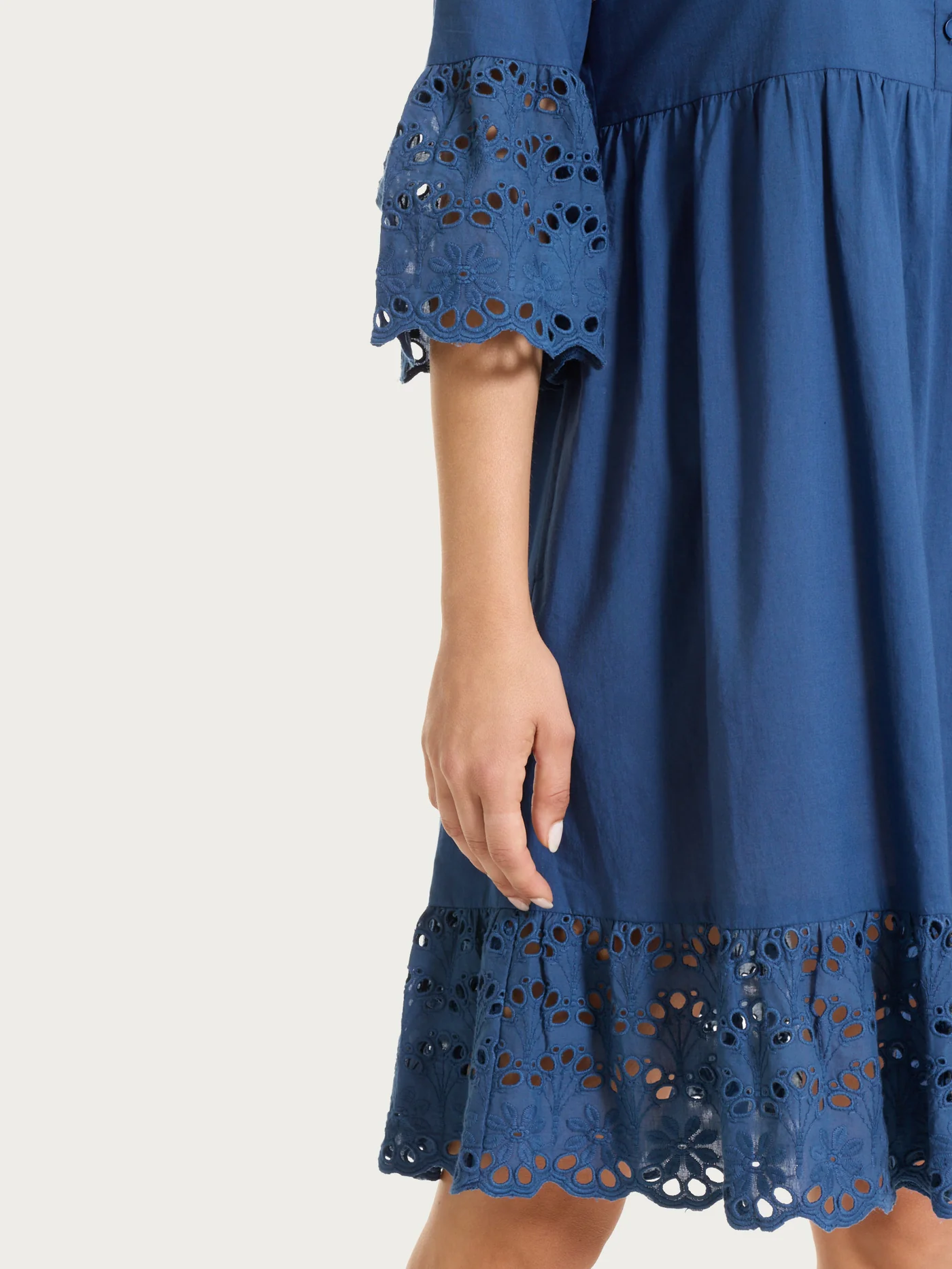 VESTITO CON DETTAGLI IN SANGALLO(42/50)-RAGNO - immagine 4